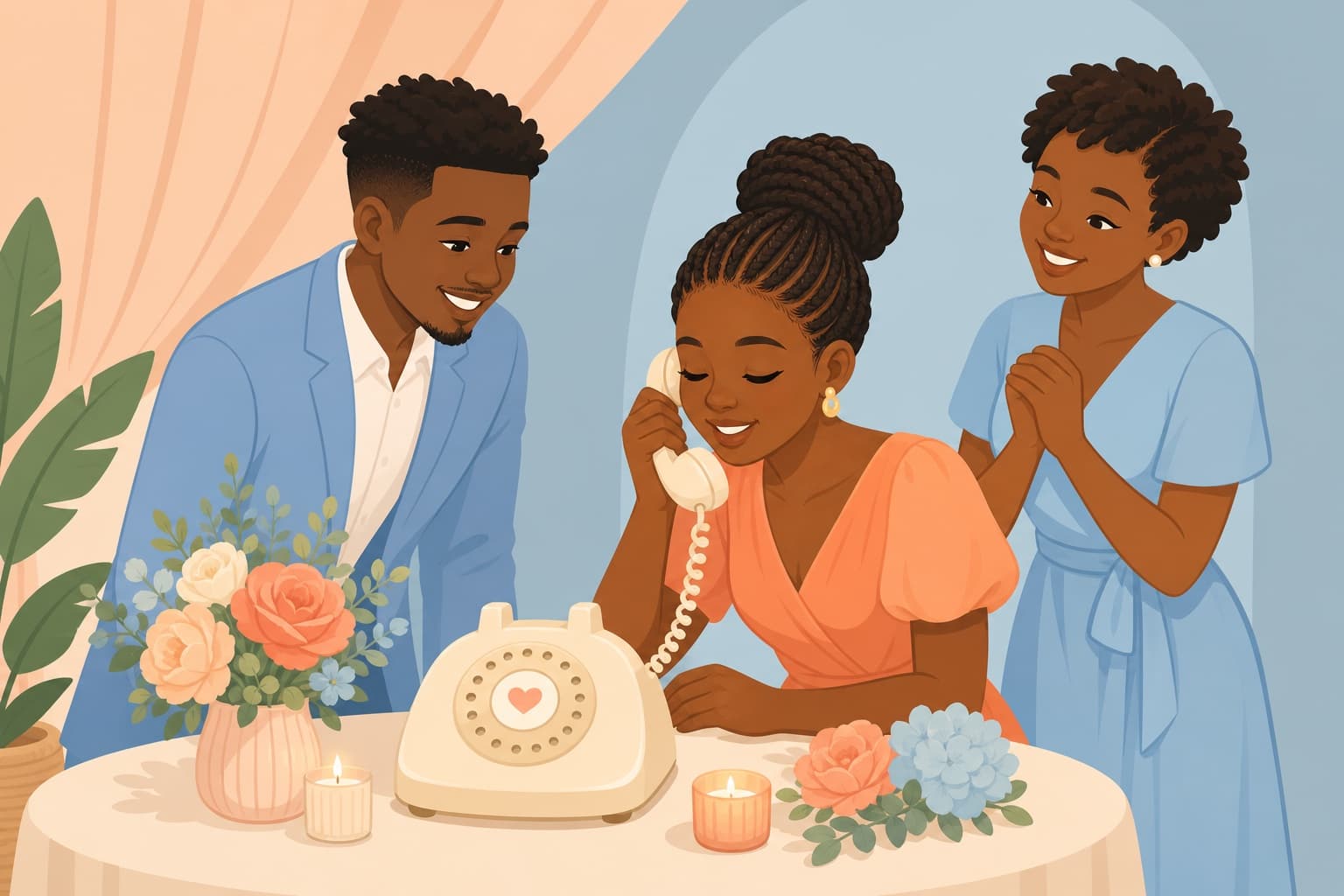 Basic audio guest book package illustration