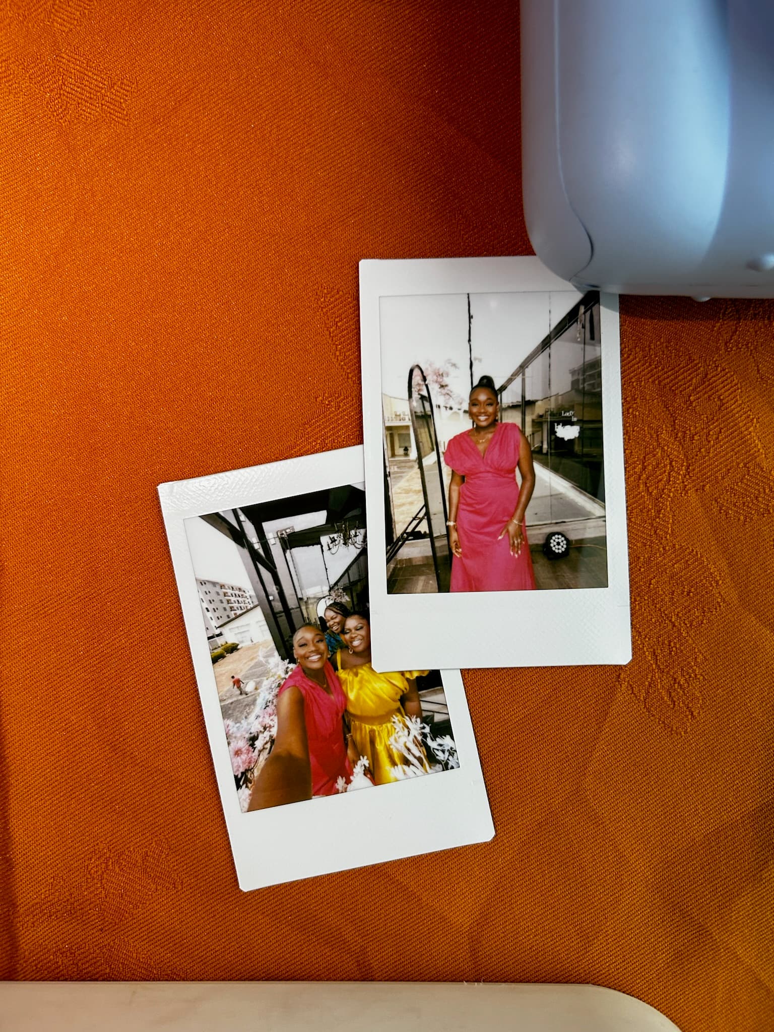 lady in bloom cute polaroids