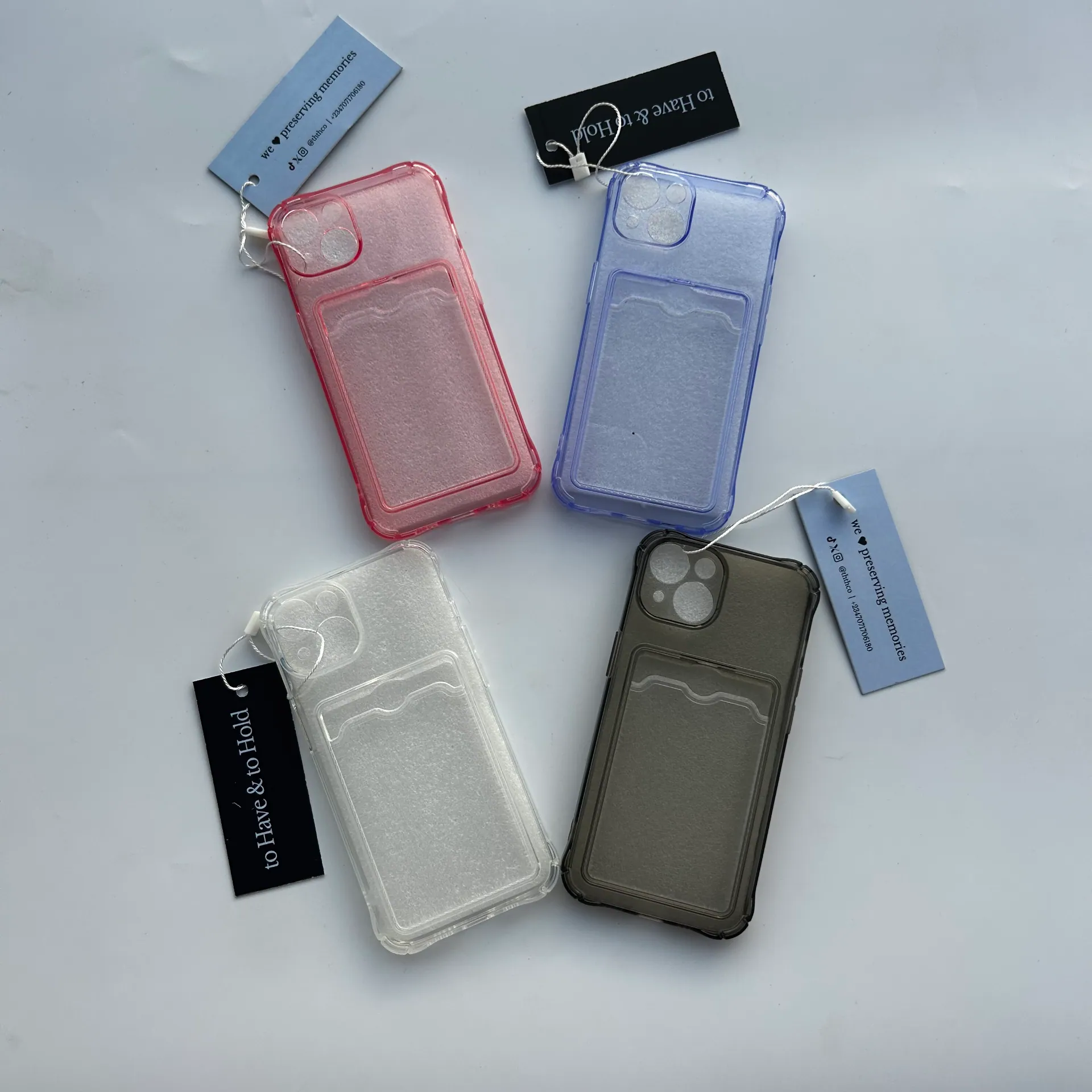 A pocket case with room for your printed photo.